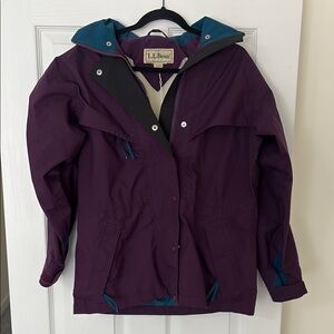 L.L. Bean Purple Rain Jacket - Women’s Size Small